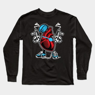 Cool Killer Heart Long Sleeve T-Shirt